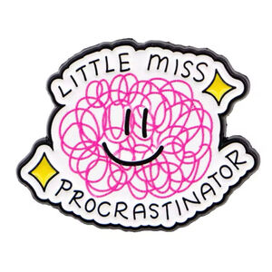 Little Miss Procrastinator Enamel Pin